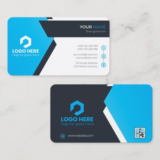 Berufliche Visitenkarte (Vorne/Hinten)