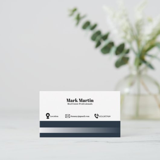 Berufliche Visitenkarte (Stehend Vorderseite)