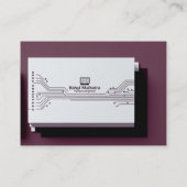 Berufliche Visitenkarte (Rückseite)