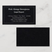 Berufliche Visitenkarte (Vorne/Hinten)