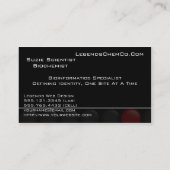 Berufliche Visitenkarte (Rückseite)