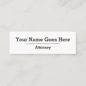 Berufliche Visitenkarte (Vorderseite)