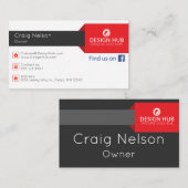 Berufliche Visitenkarte (Vorne/Hinten)