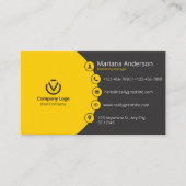 Berufliche Visitenkarte am besten anpassen (Vorderseite)