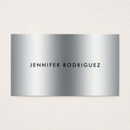 berufliche Visitenkarte aus Minimalistischem Silbe