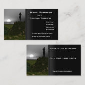 Berufliche Visitenkarte Black (Vorne/Hinten)