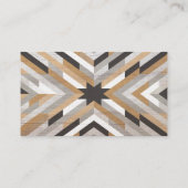 Berufliche Visitenkarte der Holzplatte (Rückseite)