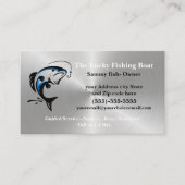 Berufliche Visitenkarte des Fischereiführers (Vorderseite)