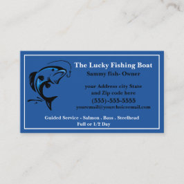 Berufliche Visitenkarte des Fischereiführers