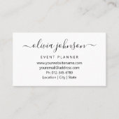 Berufliche Visitenkarte | Foto des Logos auf der (Vorderseite)