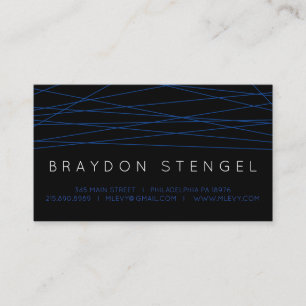 BERUFLICHE Visitenkarte für BLUE LINES
