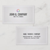 Berufliche Visitenkarte für das benutzerdefinierte (Vorne/Hinten)