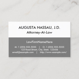 Berufliche Visitenkarte für das Corporate Style La