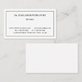 Berufliche Visitenkarte für das Gesundheitswesen (Vorne/Hinten)