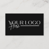 Berufliche Visitenkarte für das Schwarze Foto (Rückseite)