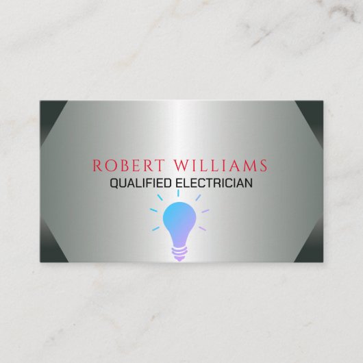 Berufliche Visitenkarte für Elektrogeräte (Vorderseite)