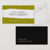 Berufliche Visitenkarte für Fotografen (Vorne/Hinten)