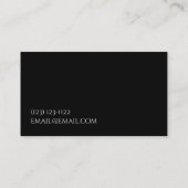 Berufliche Visitenkarte für Fotografen (Rückseite)