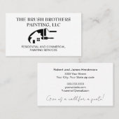 Berufliche Visitenkarte für Hausmaler (Vorne/Hinten)