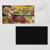 Berufliche Visitenkarte für Koch (Vorne/Hinten)