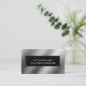 Berufliche Visitenkarte für moderne Rechnungslegun (Stehend Vorderseite)