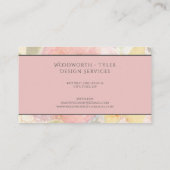 Berufliche Visitenkarte für modernes Design (Rückseite)