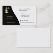Berufliche Visitenkarte für Rechtsberater (Vorne/Hinten)