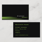 Berufliche Visitenkarte für Schwarz und Farbe (Vorne/Hinten)