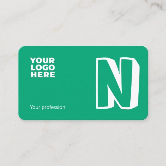 Berufliche Visitenkarte für Unternehmer (Vorderseite)