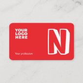 Berufliche Visitenkarte für Unternehmer (Vorderseite)