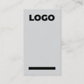 Berufliche Visitenkarte für Unternehmer (Rechnung) (Vorderseite)