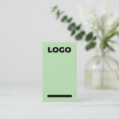 Berufliche Visitenkarte für Unternehmer (Rechnung) (Stehend Vorderseite)