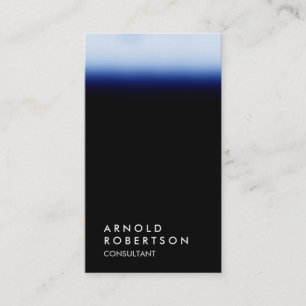 Berufliche Visitenkarte in vertikaler Schwarz