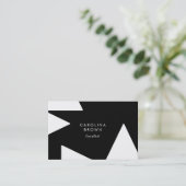 Berufliche Visitenkarte mit benutzerdefinierter Ch (Stehend Vorderseite)