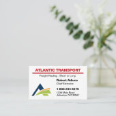 Berufliche Visitenkarte mit Logo (Stehend Vorderseite)