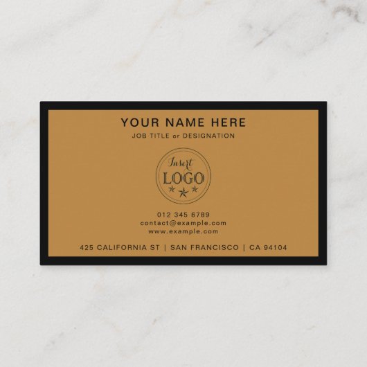 Berufliche Visitenkarte mit QR-Code und Logo (Rückseite)