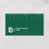 Berufliche Visitenkarte mit Ruler (cm) (Vorderseite)