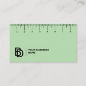 Berufliche Visitenkarte mit Ruler (cm) (Vorderseite)