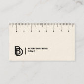 Berufliche Visitenkarte mit Ruler (cm) (Vorderseite)