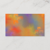 Berufliche Visitenkarte von Fine Art (Rückseite)