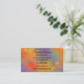 Berufliche Visitenkarte von Fine Art (Stehend Vorderseite)