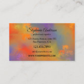 Berufliche Visitenkarte von Fine Art (Vorderseite)