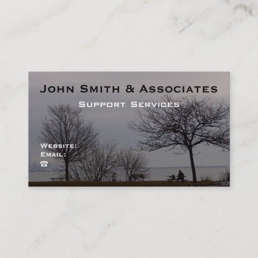 Berufliche Visitenkarte von RoseWrites (Vorderseite)