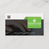 Berufliche Visitenkarte zur Computerreparatur (Rückseite)