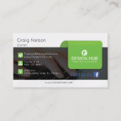 Berufliche Visitenkarte zur Computerreparatur (Vorderseite)