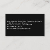 Berufliche Visitenkarten des Halftone Designers Visitenkarte (Rückseite)