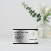 Berufliche Visitenkarten für Anwälte Visitenkarte (Stehend Vorderseite)