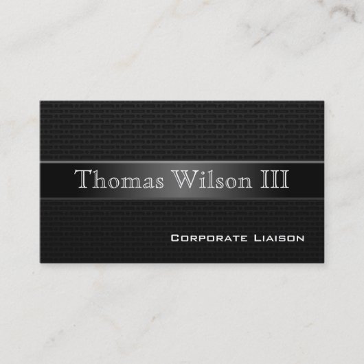 Berufliche Visitenkarten für Carbon Fiber Visitenkarte (Vorderseite)