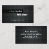 Berufliche Visitenkarten für den Handel mit schwar Visitenkarte (Vorne/Hinten)
