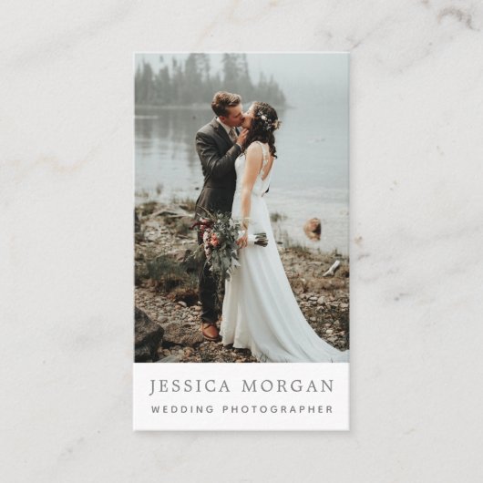 Berufliche Visitenkarten für Fotografen Visitenkarte (Vorderseite)